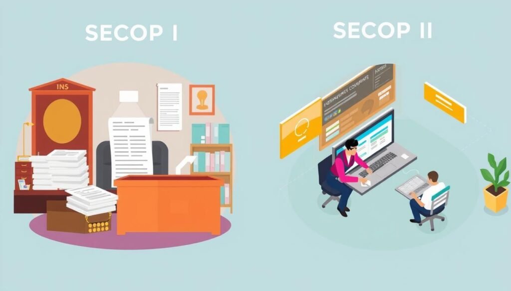 Comparativa SECOP I y SECOP II Comparativa SECOP I y SECOP II