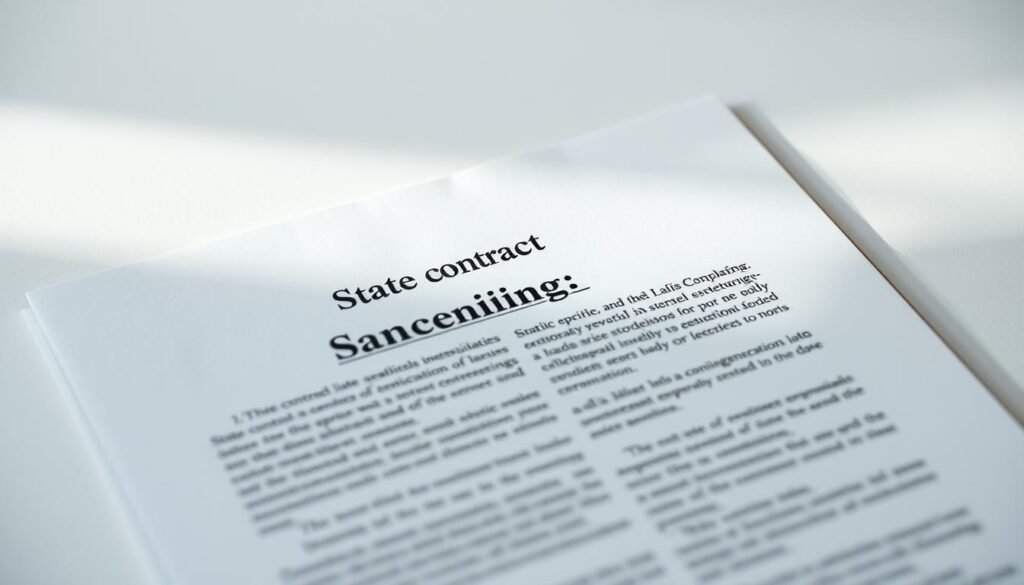 sanction process in contracts