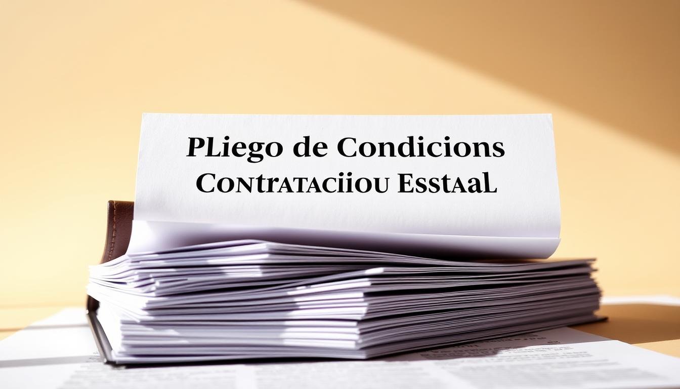 pliego de condiciones contratación estatal