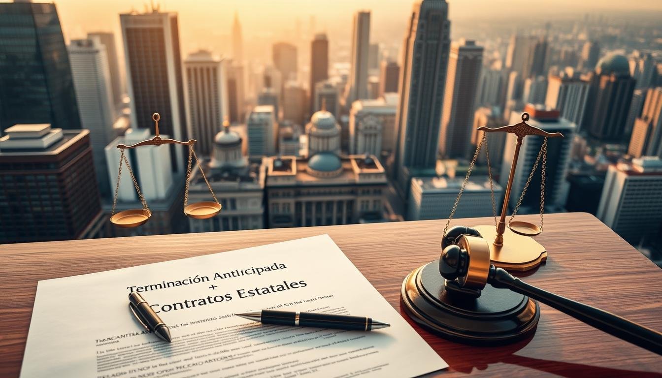 terminación anticipada contratos estatales