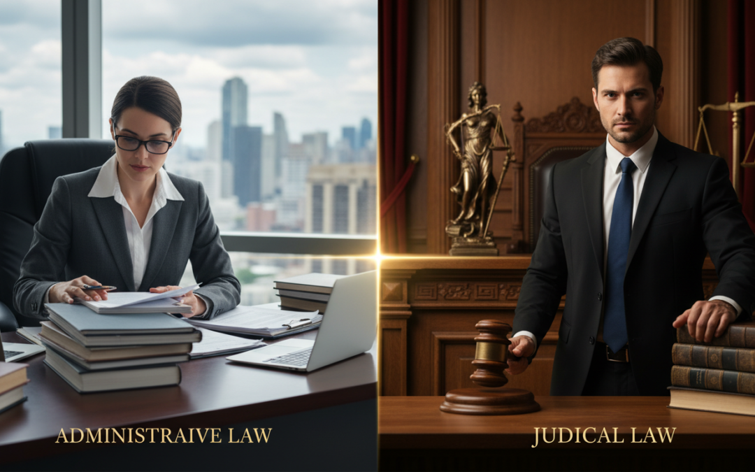 Diferencias entre abogados de sanciones administrativas y judiciales
