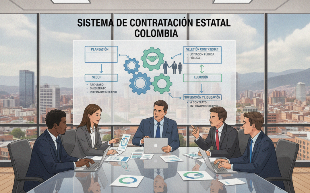 ¿Cómo funciona el sistema de contratación estatal en Colombia?