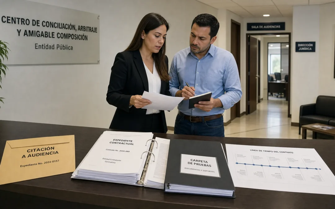 Representación legal en audiencias y descargos contractuales